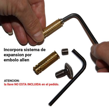 Tornillos de anclaje cobertor piscina