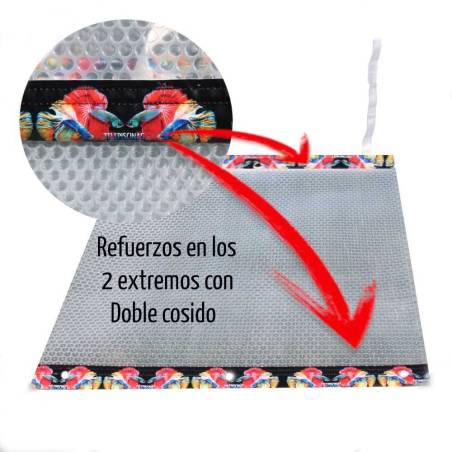 Premium Manta Solar- Transparente - 500 µ - Extremos Reforzados - PERSONALIZABLE