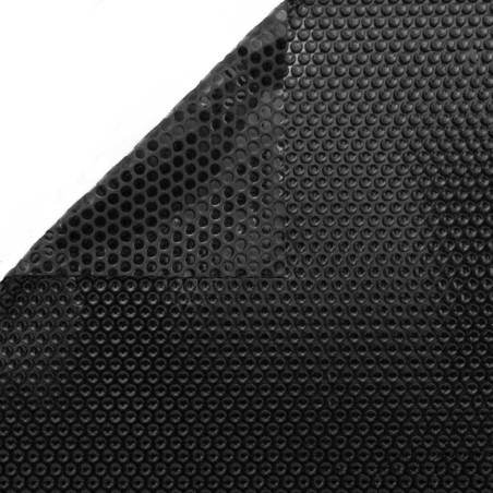 Manta Solar Negra Élite -  500 µ. Con refuerzo en enrollador - 3x6