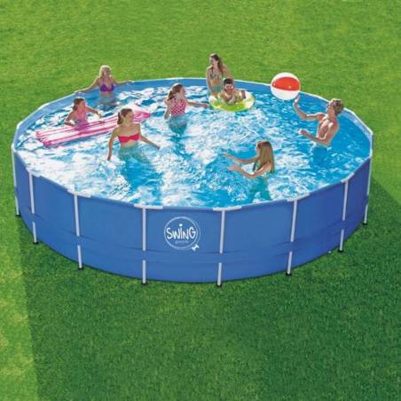 Piscina redonda tubular Swing 3,05 X 0,76 M con Filtración