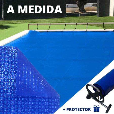 copy of Manta Solar Azul  - 500 µ. Con refuerzo en enrollador - PERSONALIZABLE